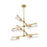 Designers Fountain Latitude Chandelier, Gold/Clear