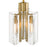 Designers Fountain Latitude 9.5" 3 Light Pendant, Gold/Clear