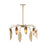 Designers Fountain Eden 30" 8 Light Chandelier, Brass/Metal