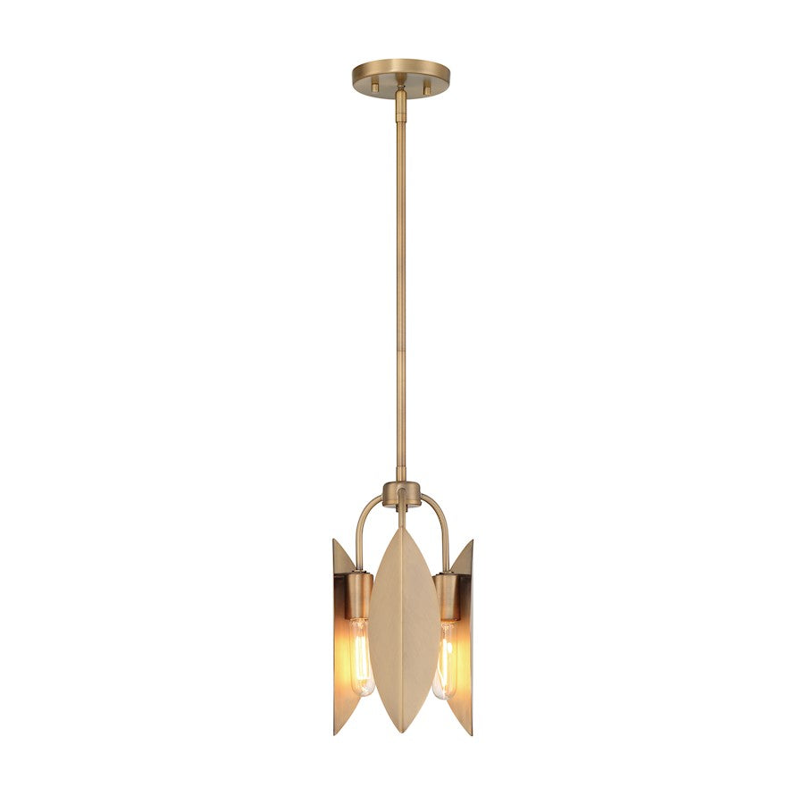 Designers Fountain Eden 8.5" 3 Light Pendant, Brass/Metal - D280M-8P-OSB