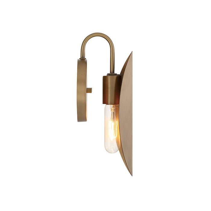 Designers Fountain Eden 5.25" 1 Light Wall Sconce, Brass/Metal