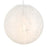 Designers Fountain Circo 1 Light Pendant, White/White Art