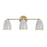 Designers Fountain Biba 24" 3 Light Vanity, Gold/Grey Sky - D287M-3B-BG