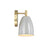 Designers Fountain Biba 8" 1 Light Wall Sconce, Gold