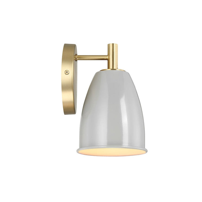 Designers Fountain Biba 8" 1 Light Wall Sconce, Gold