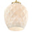 Designers Fountain Dita 1 Light 14.5" Pendant, Gold/Eteched Opal