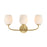 Designers Fountain Dita 3 Light Vanity, Brushed Gold/Eteched Opal - D289M-3B-BG