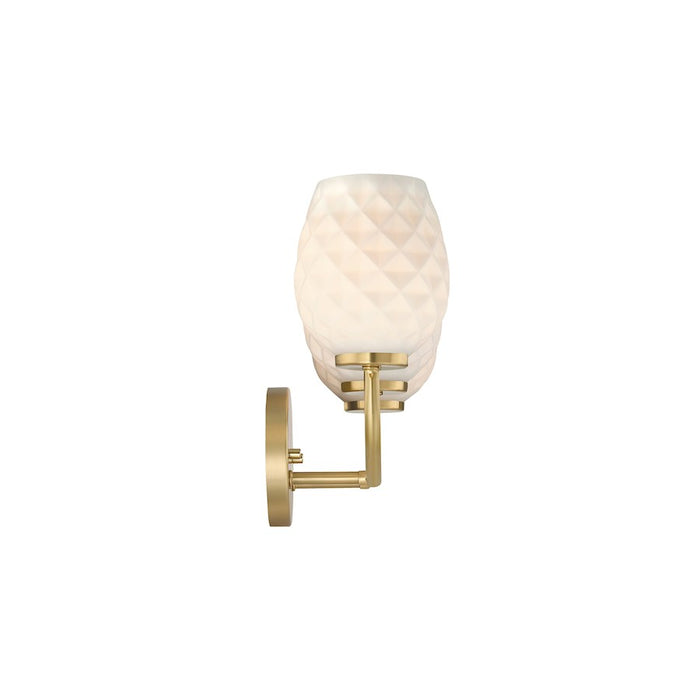 Designers Fountain Dita 3 Light Vanity, Brushed Gold/Eteched Opal