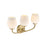 Designers Fountain Dita 3 Light Vanity, Brushed Gold/Eteched Opal