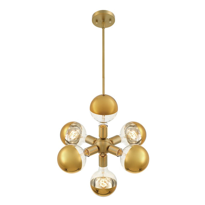 Designers Fountain Gambit 7" 6 Light Pendant