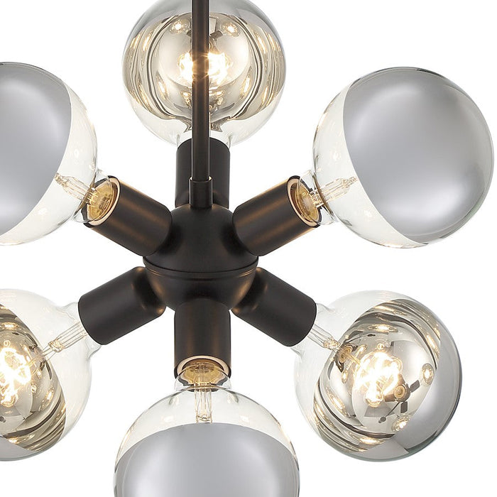 Designers Fountain Gambit 7" 6 Light Pendant