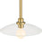 Designers Fountain Litto 14" 1 Light Pendant, Gold/Clear