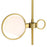 Designers Fountain Teatro Pendant, Gold/Etched Opal