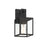 Designers Fountain Preston 1Lt Wall Lantern, Black/Clear