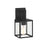 Designers Fountain Preston 1Lt Wall Lantern, Black/Clear