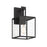 Designers Fountain Preston 1Lt Wall Lantern, Black/Clear