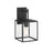 Designers Fountain Preston 1Lt Wall Lantern, Black/Clear