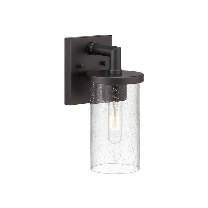 Designers Fountain Otto Wall Lantern, Black/Clear Seedy