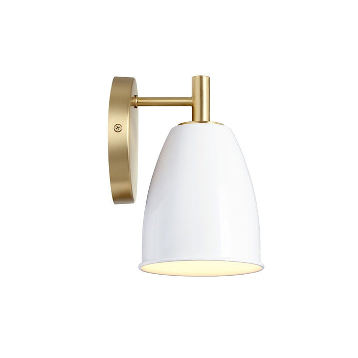 Designers Fountain Biba 8" 1 Light Wall Sconce, Gold