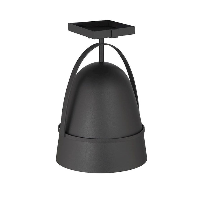 Designers Fountain Rue 18" 1 Light Semi Flush Mount, Black/Metal