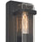 Designers Fountain Pearl Street 1Lt Wall Lantern, Black/Clear