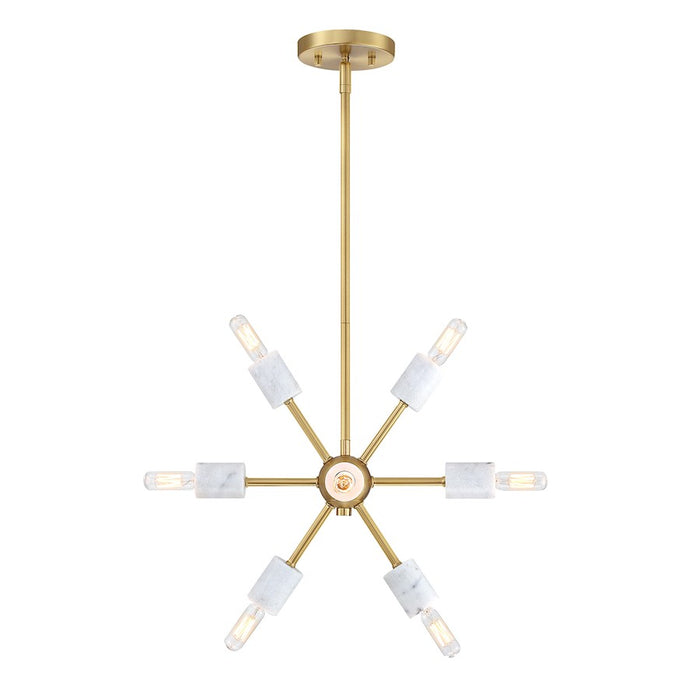 Designers Fountain Star Dust 8 Light Pendant, Brushed Gold - D304C-15P-BG