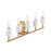 Designers Fountain Star Dust 5 Light Vanity, Brushed Gold