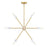 Designers Fountain Star Dust 8 Light Chandelier, Brushed Gold - D304C-8CH-BG