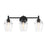 Designers Fountain Summer Jazz 3 Light Vanity, Black/Clear - D310M-3B-MB