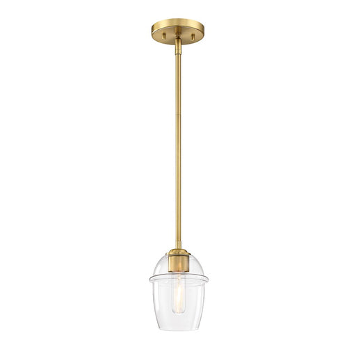 Designers Fountain Summer Jazz 1 Light Pendant, Gold/Clear