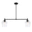 Designers Fountain Summer Jazz 2 Light Island, Black/Clear