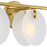 Designers Fountain Sky Fall 3 Light Vanity, Gold/Etched Fluted