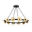 Designers Fountain Harmoni 12 Light Chandelier, Matte Black