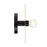 Designers Fountain Harmoni 1 Light Wall Sconce, Matte Black