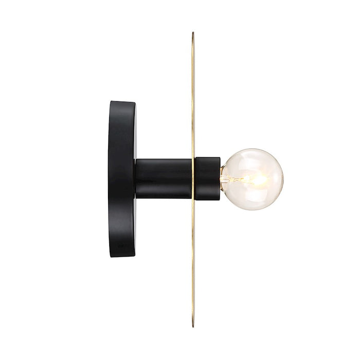 Designers Fountain Harmoni 1 Light Wall Sconce, Matte Black