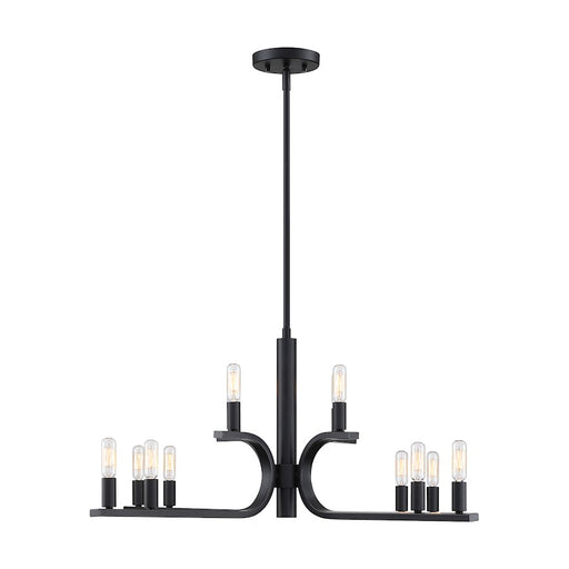 Designers Fountain Skye 12 Light Chandelier, Matte Black - D314C-12CH-MB