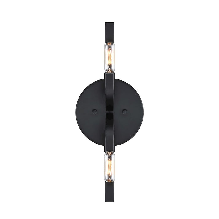 Designers Fountain Skye 2 Light Wall Sconce, Matte Black - D314C-2WS-MB