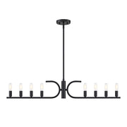 Designers Fountain Skye 8 light Island Pendant, Matte Black - D314C-IS-MB
