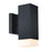 Designers Fountain Willowsong 14" Outdoor Sconce, Black/Opal