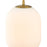 Designers Fountain Noor 1 Light Pendant, Brushed Gold/Etched Opal