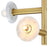 Designers Fountain Fina 4 Light Semi Flush Mount, Brushed Gold