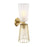 Designers Fountain Liana 2 Light Sconce, Gold/Etched/Wire Cage