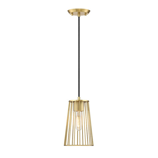 Designers Fountain Liana 1 Light Pendant, Gold/Wire Cage Shade - D328M-6PA-BG