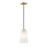 Designers Fountain Liana 1 Light Pendant, Gold/Etched - D328M-6PB-BG