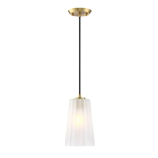 Designers Fountain Liana 1 Light Pendant, Gold/Etched - D328M-6PB-BG