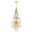 Designers Fountain Liana 7 Light Chandelier, Gold/Etched/Wire - D328M-7CH-BG