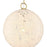 Designers Fountain Wine Flower 1 Light 14" Pendant, Gold/White