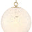 Designers Fountain Wine Flower 1 Light 16.25" Pendant, Gold/White