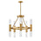 Fredrick Ramond Cecily Med Single Tier Chandelier, Brass/Crystal - FR30604HBR