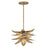 Fredrick Ramond Agave 4 Light Medium Convertible Pendant, Gold - FR30811BNG